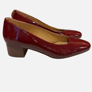 BOBBIES Paris Pump Bordeaux Patent Leather, Sz 41, US 10